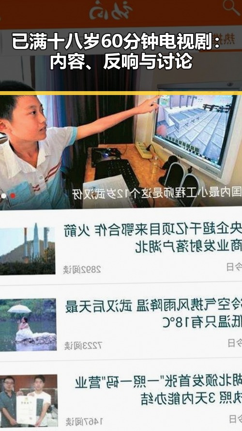 已满十八岁60分钟电视剧：内容、反响与讨论