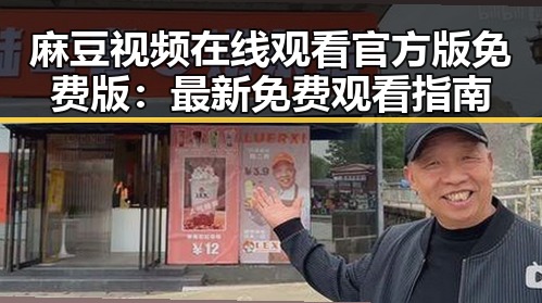 麻豆视频在线观看官方版免费版：最新免费观看指南