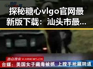 探秘糖心vlgo官网最新版下载：汕头市最受关注的热门平台