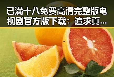 已满十八免费高清完整版电视剧官方版下载：追求真实与娱乐的结合
