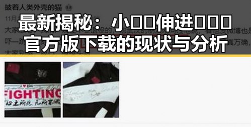 最新揭秘:小🐔🐔伸进🈲🔞🔞官方版下载的现状与分析