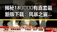 揭秘18🈲🍆🍑🔞有直套最新版下载：风暴之翼战队的崛起与风波对比