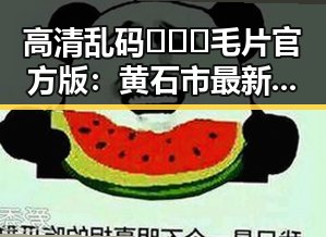 高清乱码🔞❌♋毛片官方版：黄石市最新官方资源介绍