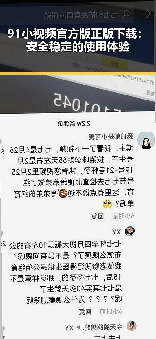 91小视频官方版正版下载：安全稳定的使用体验