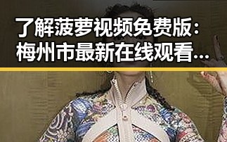 了解菠萝视频免费版：梅州市最新在线观看体验