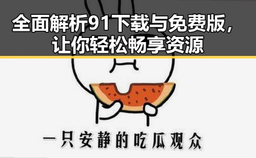 全面解析91下载与免费版，让你轻松畅享资源