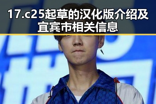 17.c25起草的汉化版介绍及宜宾市相关信息