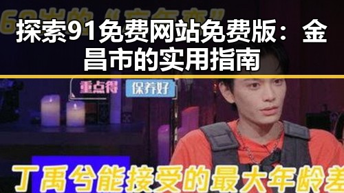 探索91免费网站免费版：金昌市的实用指南