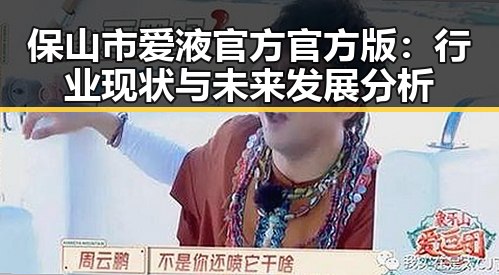 保山市爱液官方官方版：行业现状与未来发展分析
