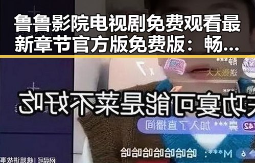 鲁鲁影院电视剧免费观看最新章节官方版免费版：畅享无限精彩内容