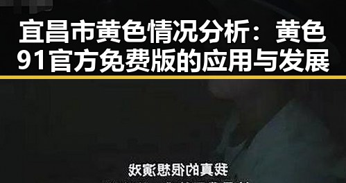 宜昌市黄色情况分析：黄色91官方免费版的应用与发展