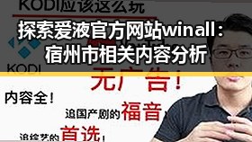 探索爱液官方网站winall：宿州市相关内容分析