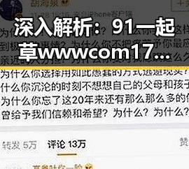 深入解析:91 一起草wwwcom17免费版在长沙市的应用与发展