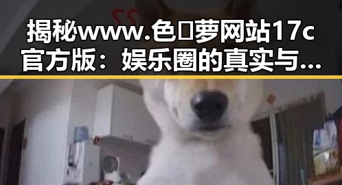 揭秘www.色😍萝网站17c官方版：娱乐圈的真实与反差