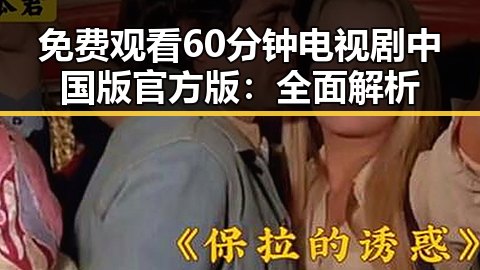 免费观看60分钟电视剧中国版官方版：全面解析