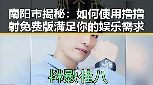 南阳市揭秘：如何使用撸撸射免费版满足你的娱乐需求