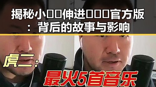 揭秘小🐔🐔伸进🈲🔞🔞官方版：背后的故事与影响
