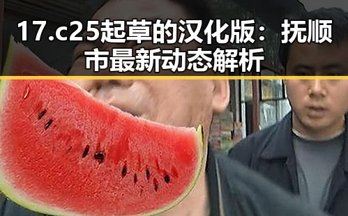 17.c25起草的汉化版：抚顺市最新动态解析