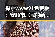 探索www91免费版：安顺市居民的新选择