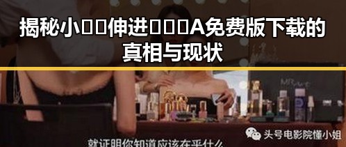 揭秘小🐔🐔伸进🈲🔞🔞A免费版下载的真相与现状
