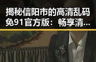 揭秘信阳市的高清乱码免91官方版：畅享清晰体验