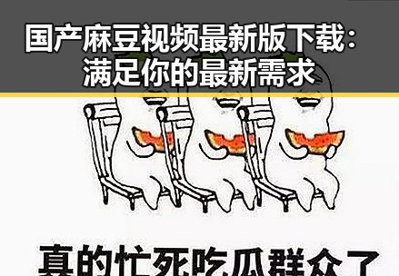 国产麻豆视频最新版下载:满足你的最新需求