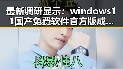 最新调研显示：windows11国产免费软件官方版成为松原市用户新宠