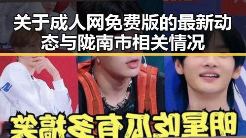 关于成人网免费版的最新动态与陇南市相关情况