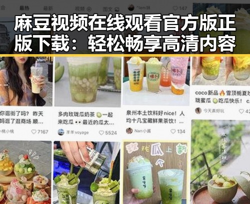 麻豆视频在线观看官方版正版下载：轻松畅享高清内容