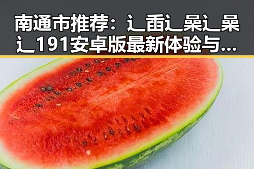 南通市推荐：辶臿辶喿辶喿辶191安卓版最新体验与介绍