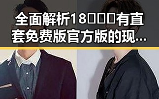 全面解析18❌❌❌有直套免费版官方版的现状与发展