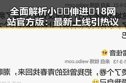 全面解析小🐔🐔伸进🈲18网站官方版：最新上线引热议