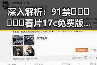 深入解析：91禁🍆🍑🔞❌❌❌看片17c免费版官方版的现象与影响