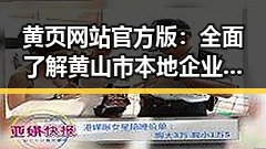 黄页网站官方版：全面了解黄山市本地企业信息的权威平台