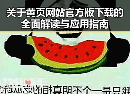 关于黄页网站官方版下载的全面解读与应用指南