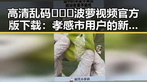 高清乱码🔞❌♋波萝视频官方版下载：孝感市用户的新选择