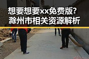 想要想要xx免费版？滁州市相关资源解析