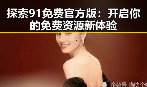 探索91免费官方版：开启你的免费资源新体验