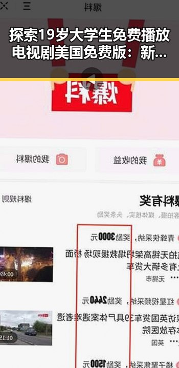 探索19岁大学生免费播放电视剧美国免费版：新一代年轻人的精彩选择