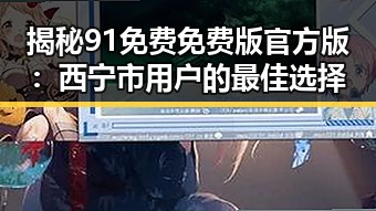 揭秘91免费免费版官方版：西宁市用户的最佳选择