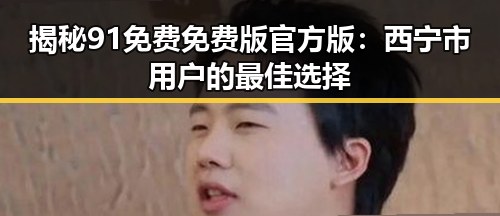 揭秘91免费免费版官方版：西宁市用户的最佳选择