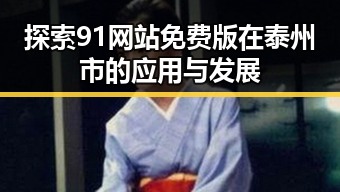 探索91网站免费版在泰州市的应用与发展
