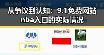 从争议到认知：9.1免费网站nba入口的实际情况