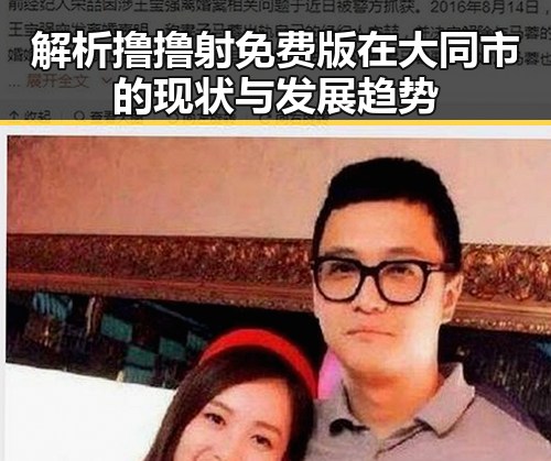 解析撸撸射免费版在大同市的现状与发展趋势