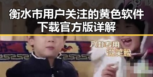 衡水市用户关注的黄色软件下载官方版详解